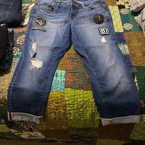 Torrid Boyfriend Cropped Jeans